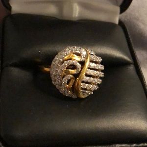 22k yellow gold ring